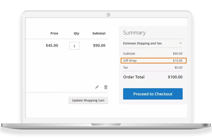 Add Extra Fee to Checkout
