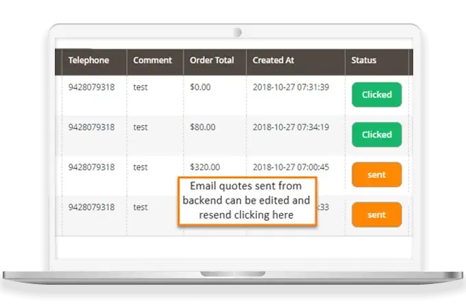 Track All Sent Quotes, Open & Clicked Quote