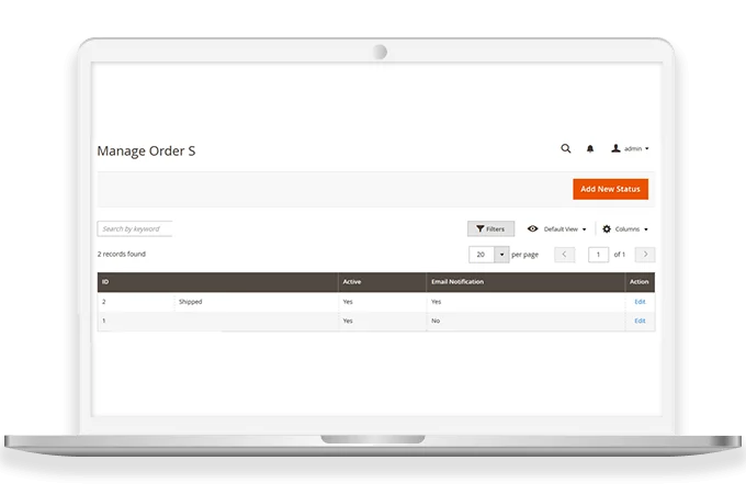 Simplified Magento Order Status Management