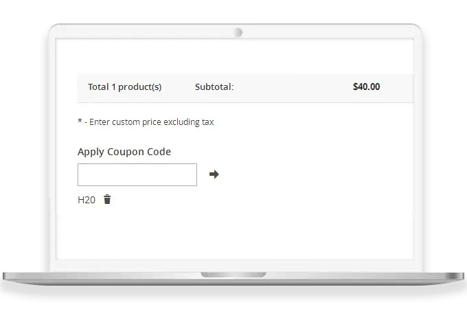 Apply Coupon Code while Preparing a Quote