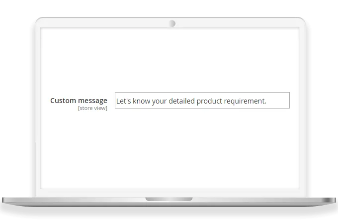 Custom Message Rather Than Pricing Information