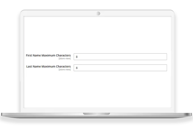 Set Limits for Characters in the First & Last Names