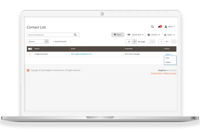 Neat Management of Inquiries by Customers