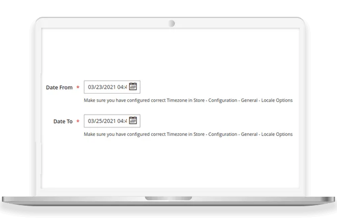Schedule Promo Bar on Festive Days & Offers