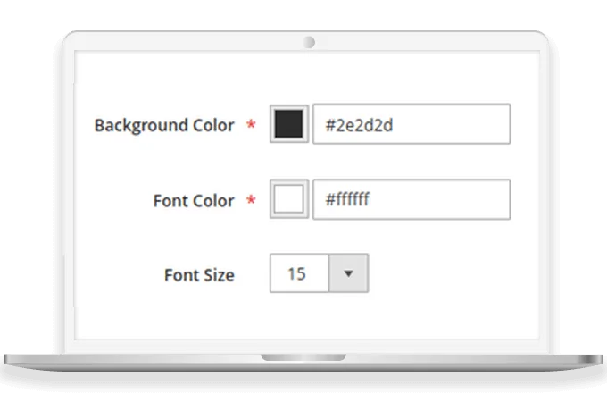 Customize & Design Promotion Bar As You Want