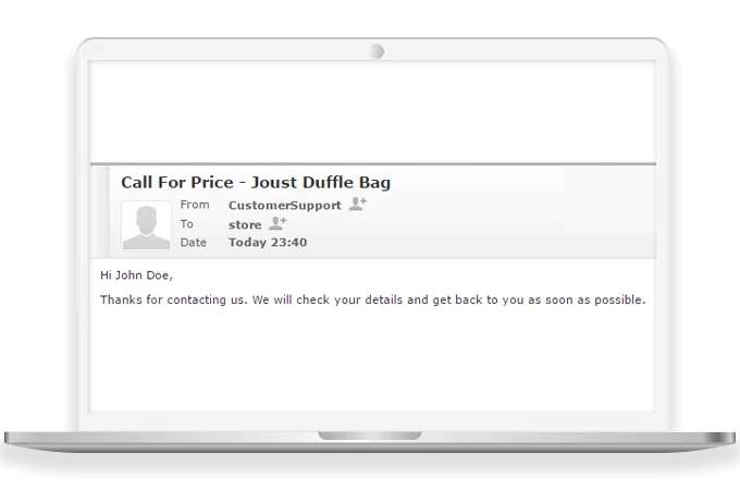 Acknowledge Receipt of Quote Inquiry