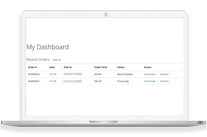 Frontend Display of Order Status for Customers