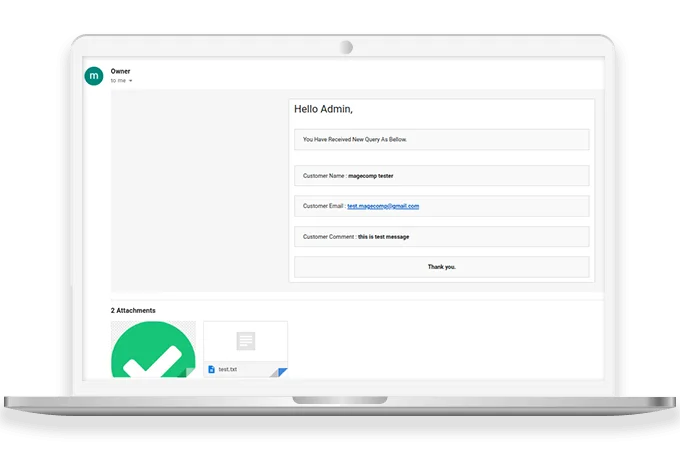 Immediate Receipts of Inquiries & Responses