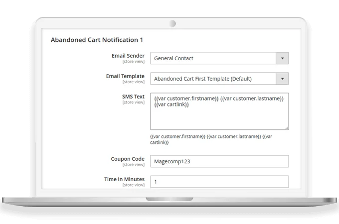 Abandoned Cart Notifications to Customers