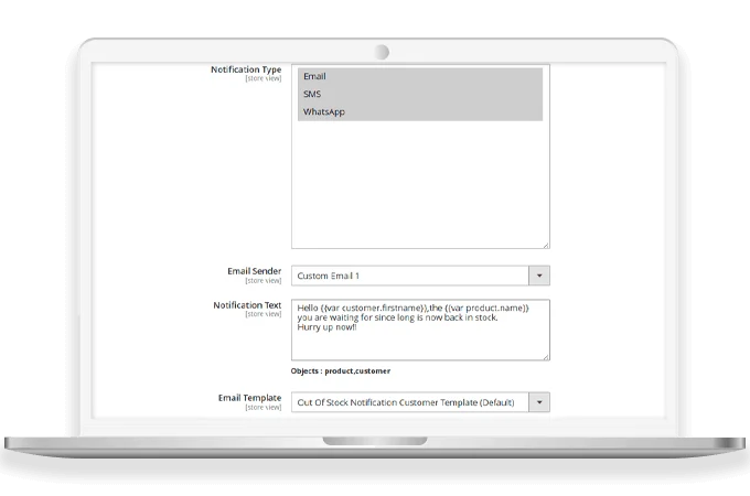 Out-of-stock Notifications to Customers