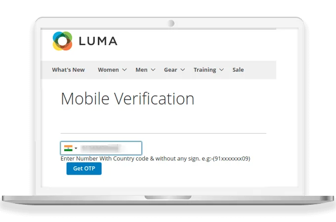 Mobile Number Verification Via OTP on New Sign Ups