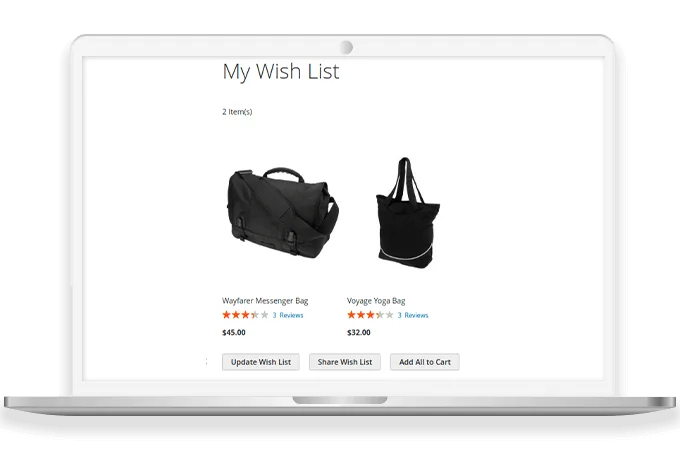Ability to View All the Items of Wishlist