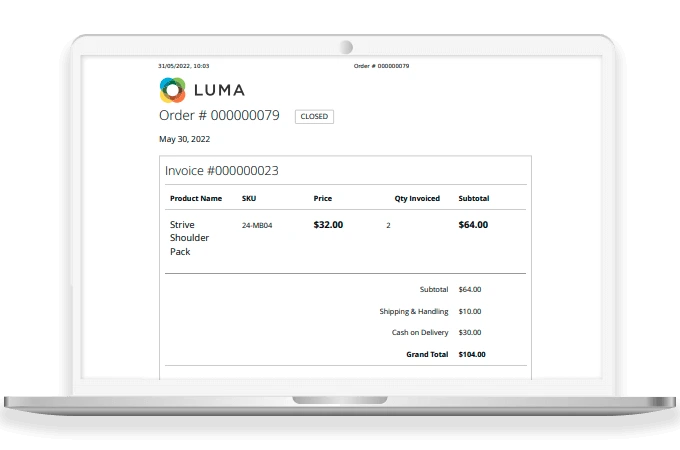 Add COD Label to Bill Statements