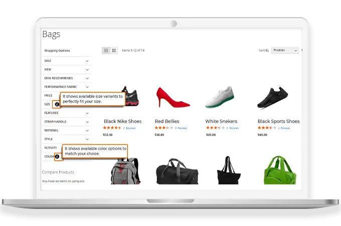 Show Attribute Information to Customers Via Help Text / Tool Tip