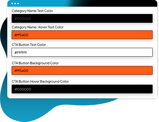 Adjust Background Color & Font Color