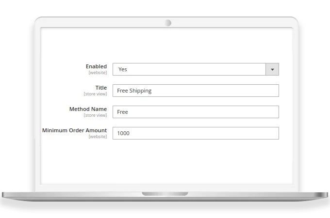 Fix Minimum Order Amount for Free Shipping