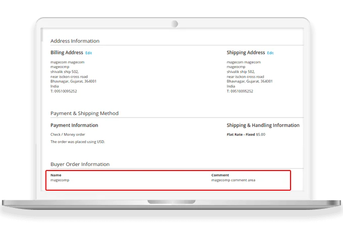 Information of Custom Checkout Fields on Backend
