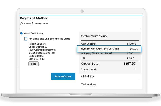 Add Additional Fees to Payment Methods