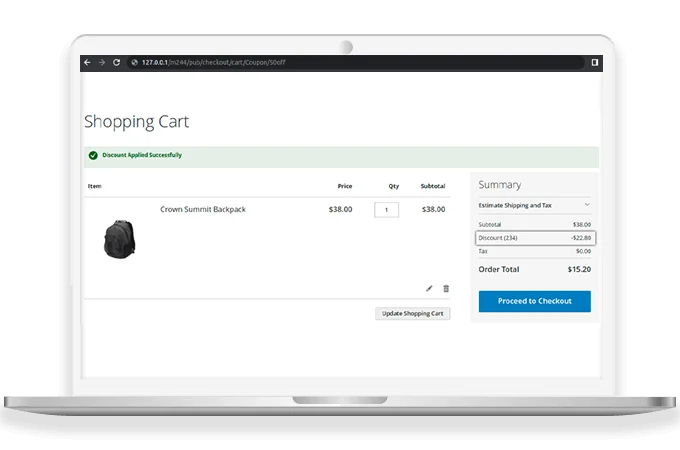 Automatically Apply Discount with a Mouse Click