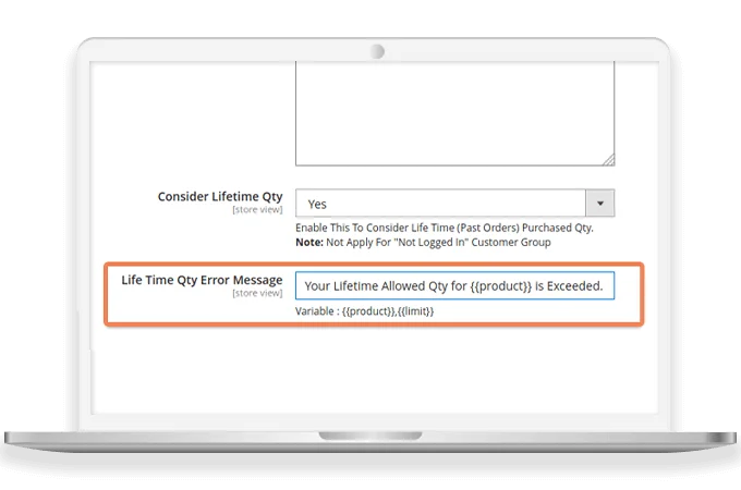 Consider Lifetime Quantity for Limit
