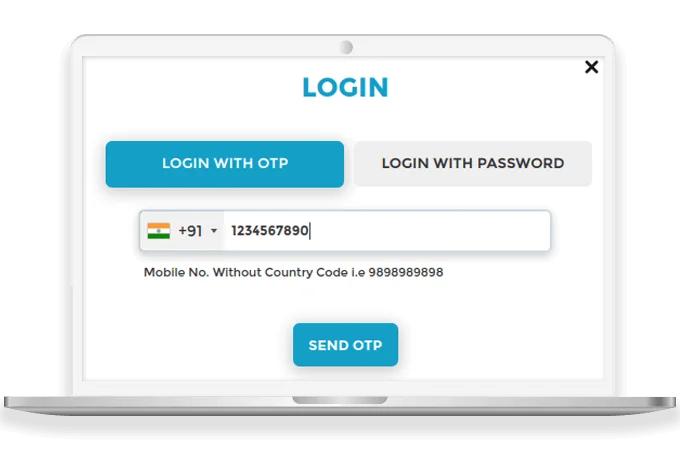 Customers Can Log in Using Password or OTP
