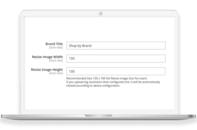 Customization of Brand Slider