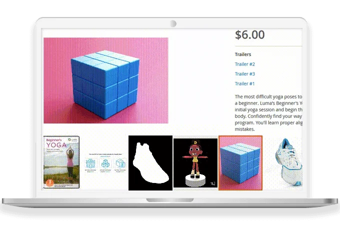 360° Product View of Animated GIF Images