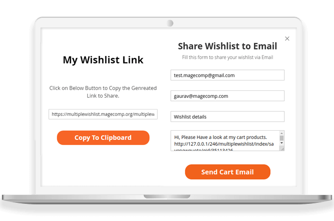 Share Wishlists with Loved Ones