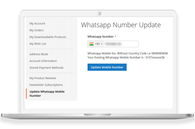 Easily Update WhatsApp Number from My Account