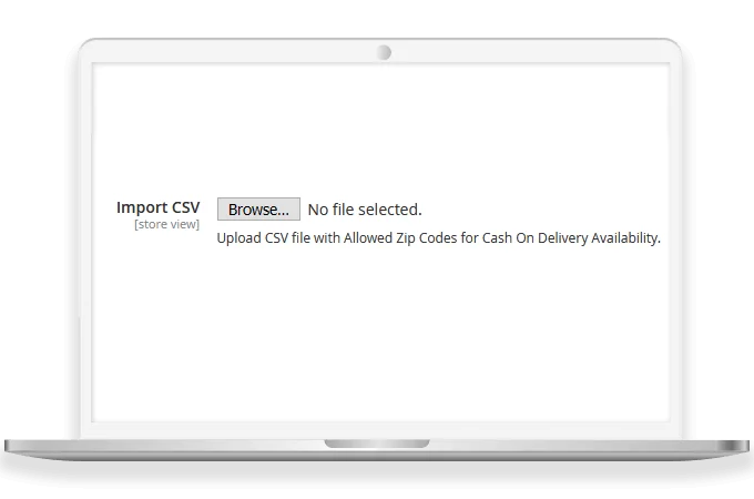 Upload CSV File of Zip Codes to Restrict