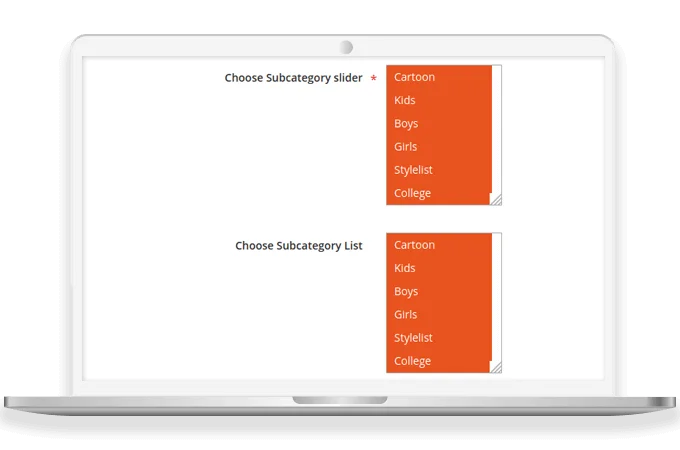 Enhanced Slide Layout for Featuring Subcategories
