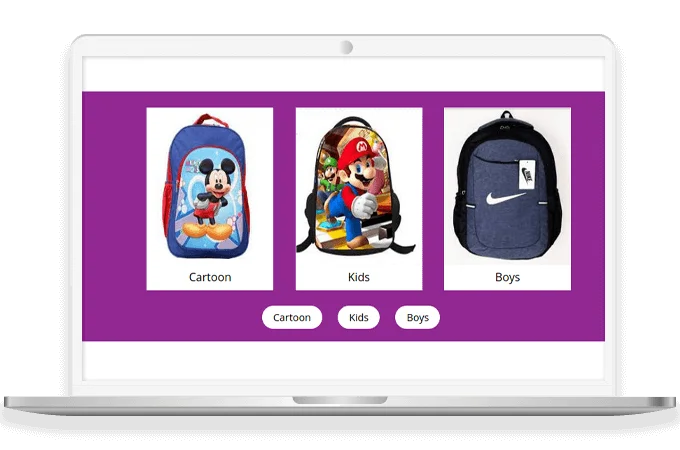 Featured Display of Subcategories on Category Pages