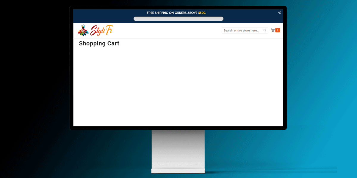 Free Shipping Bar - GIF