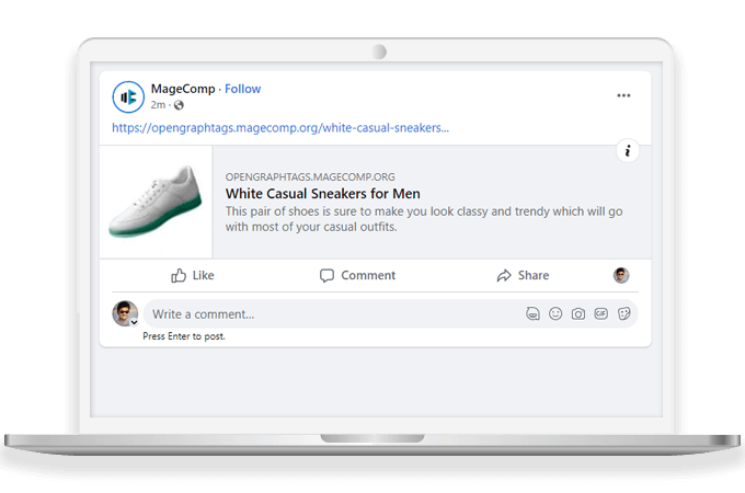 Eye-catching Social Links & Increased CTR