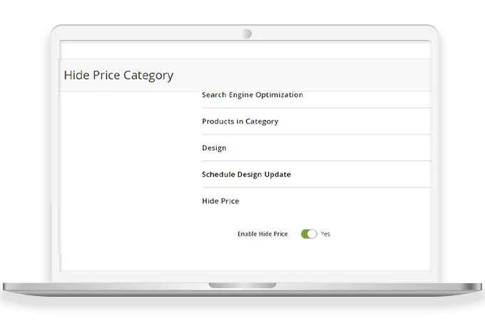 Hide or Show Price on Category Pages