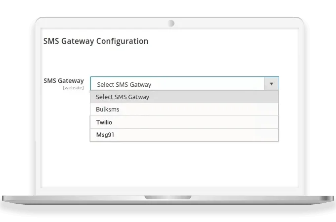 Integrated SMS Gateway API including Service Providers