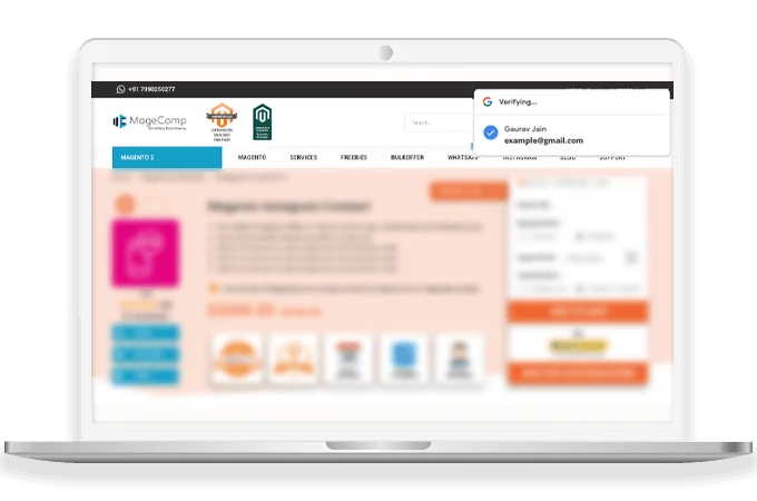 Instant Account Creation & Login