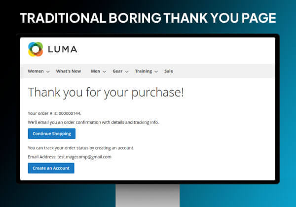 Default Thank You Page