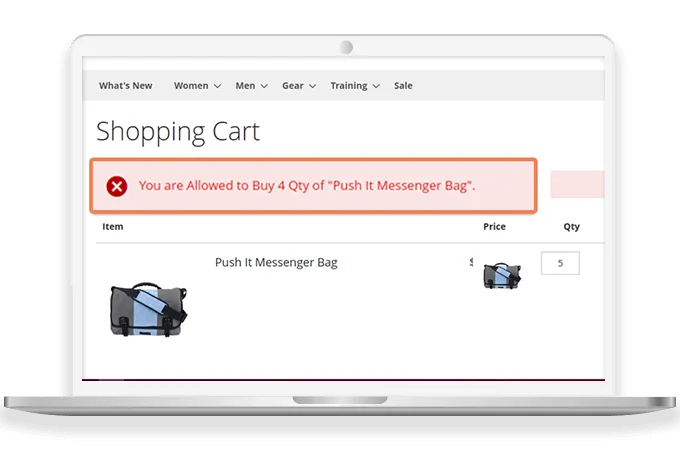 Limit Quantity to be Purchased