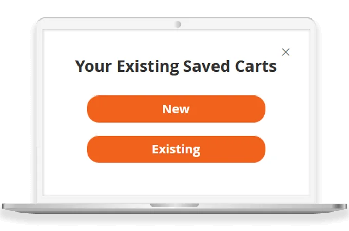 Streamlined Management of Saved Carts