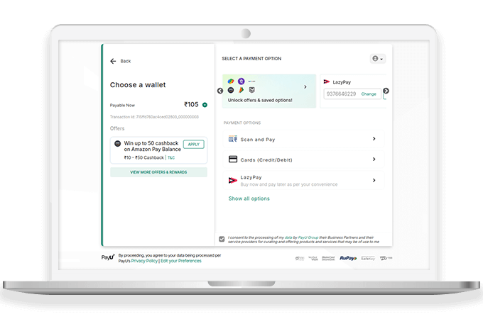 Multiple Payment Options with PayU Hyvä Checkout