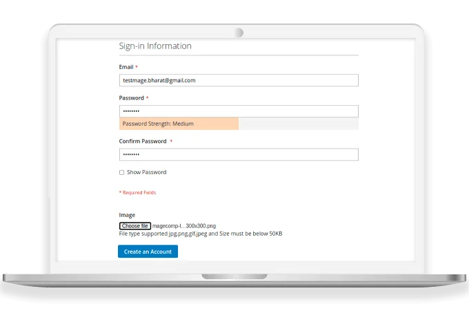 Personalize Customer Account