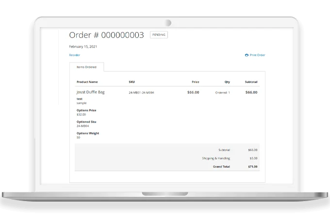 Provide Product Custom Options with Price