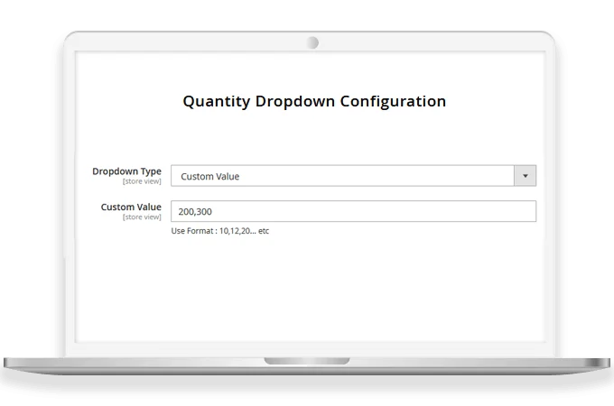 Display Quantity Dropdown Box Replacing Quantity Box
