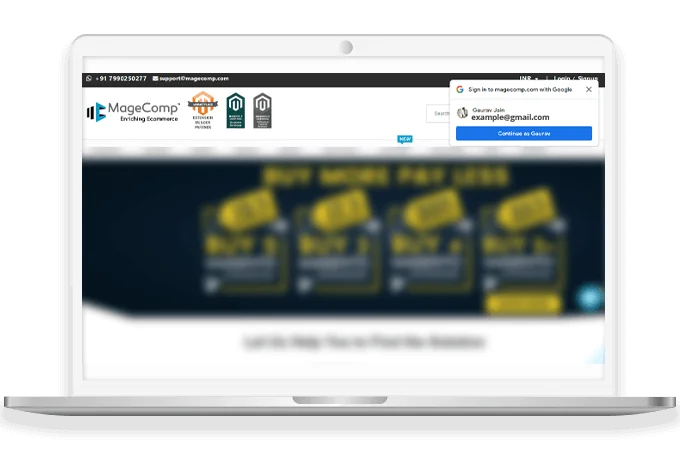 Seamless Registration & Login for Customers