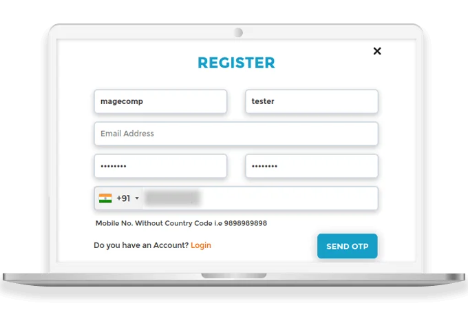 Sign Up, Sign In & Reset Password without Email Id