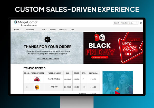Custom Thank You Page