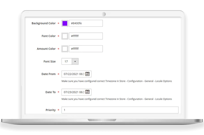 Set Date & Time to Display Free Shipping Bar