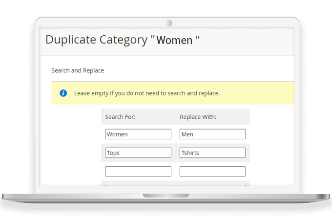 Set Distinct Names for the Duplicate Category