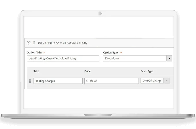 Set one-off charges without Regardless of Quantity